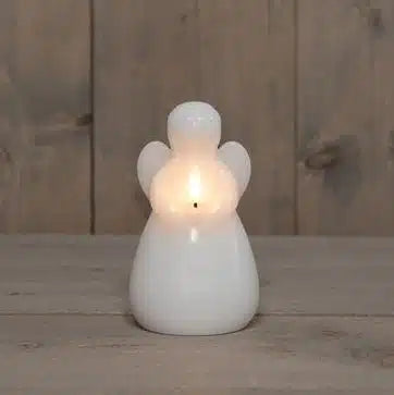 Kaars Engel Wax Led Wit
